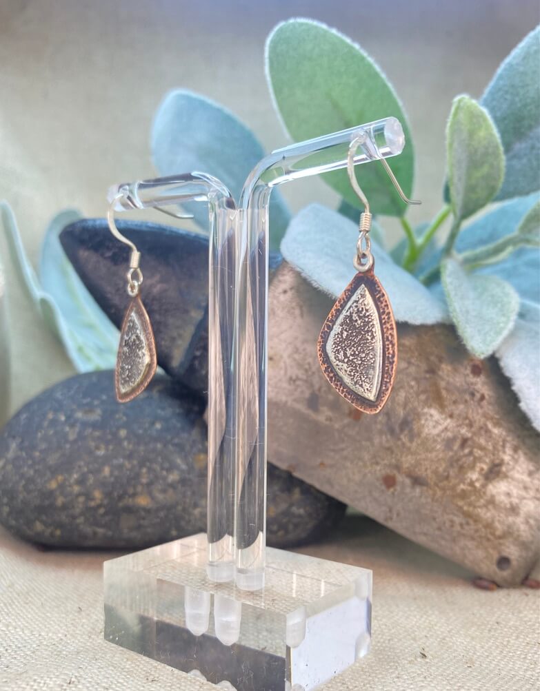 Reticulated Silver on Copper_Front Angled View