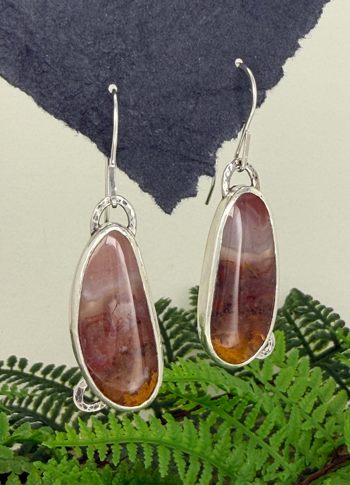 Agua Nueva Silver Dangle Earrings_Front View