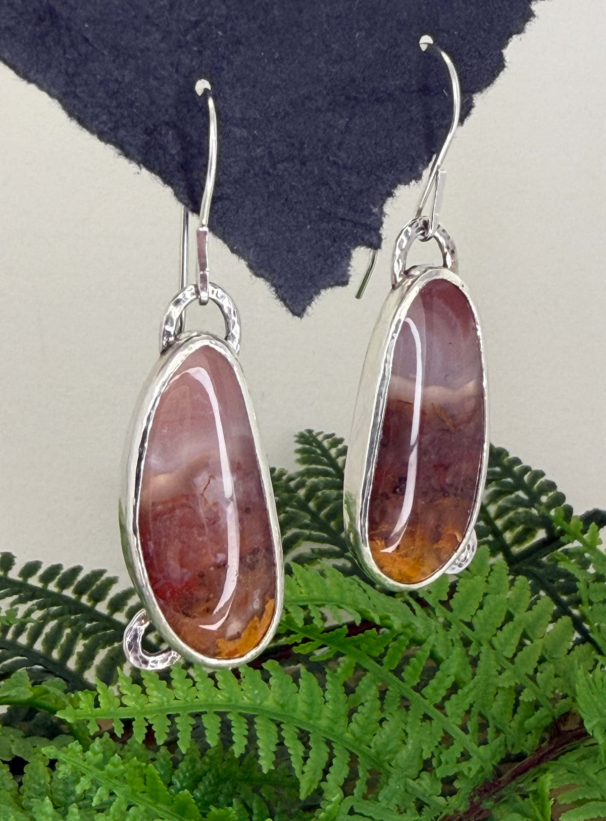Agua Nueva Silver Dangle Earrings_Front View