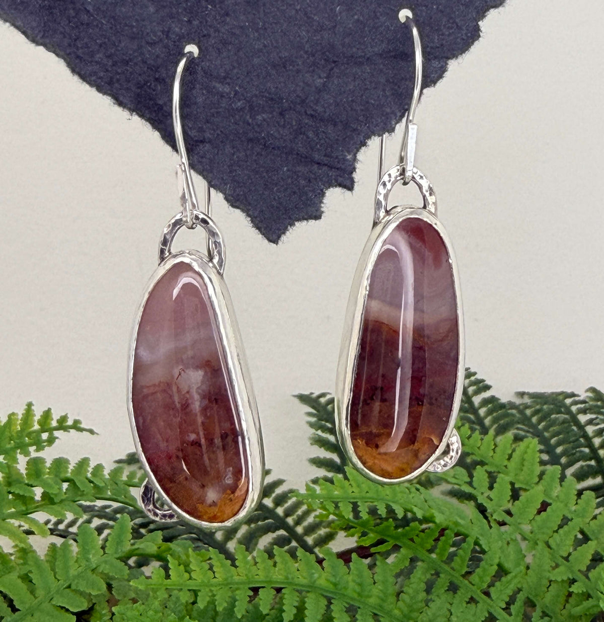 Agua Nueva Silver Dangle Earrings_Front View