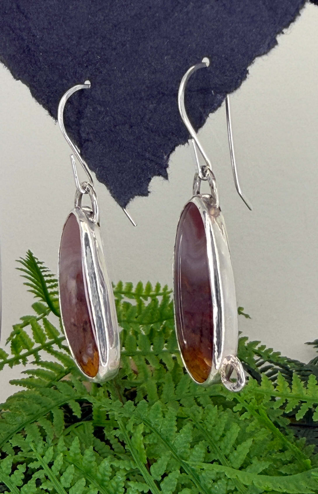 Agua Nueva Silver Dangle Earrings_Side View