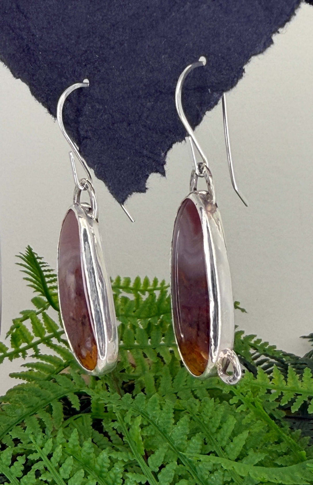 Agua Nueva Silver Dangle Earrings_Side View