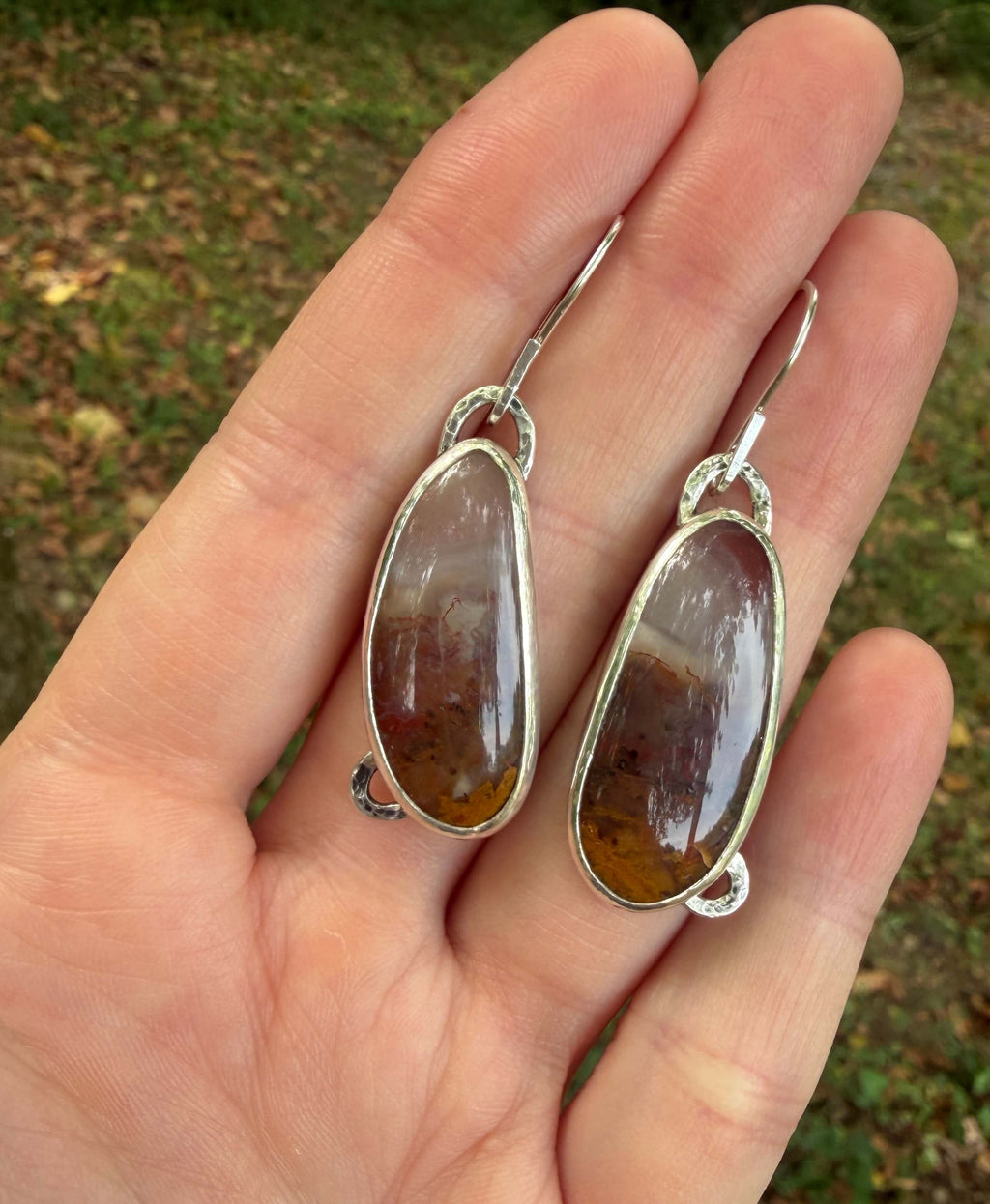 Agua Nueva Silver Dangle Earrings_In Hand