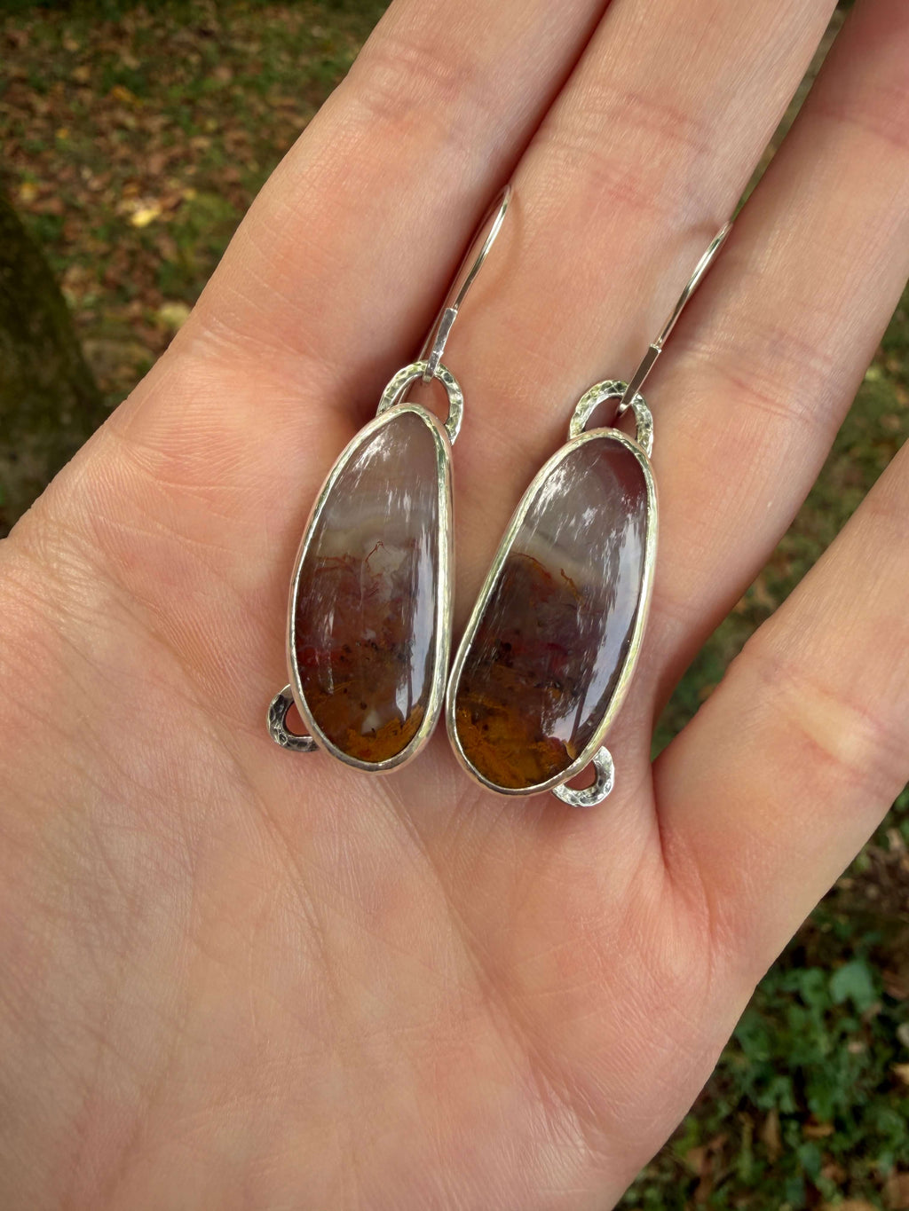 Agua Nueva Silver Dangle Earrings_In Hand