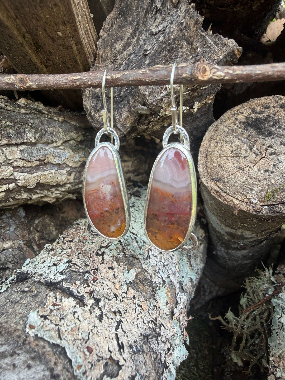 Agua Nueva Silver Dangle Earrings_Front View